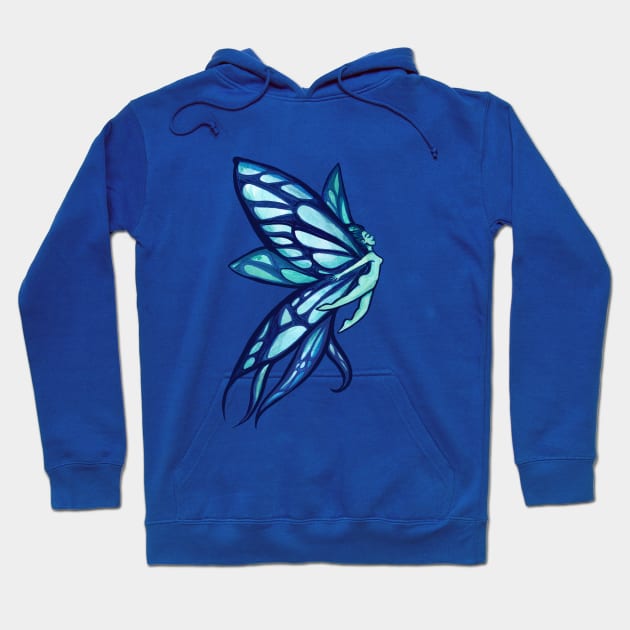 Blue Fairy Hoodie by bubbsnugg